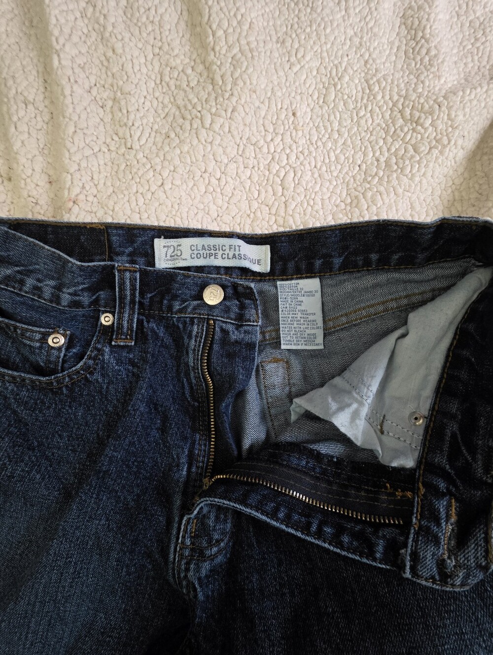 Classic Fit 725 original Dark Blue Men’s Jeans